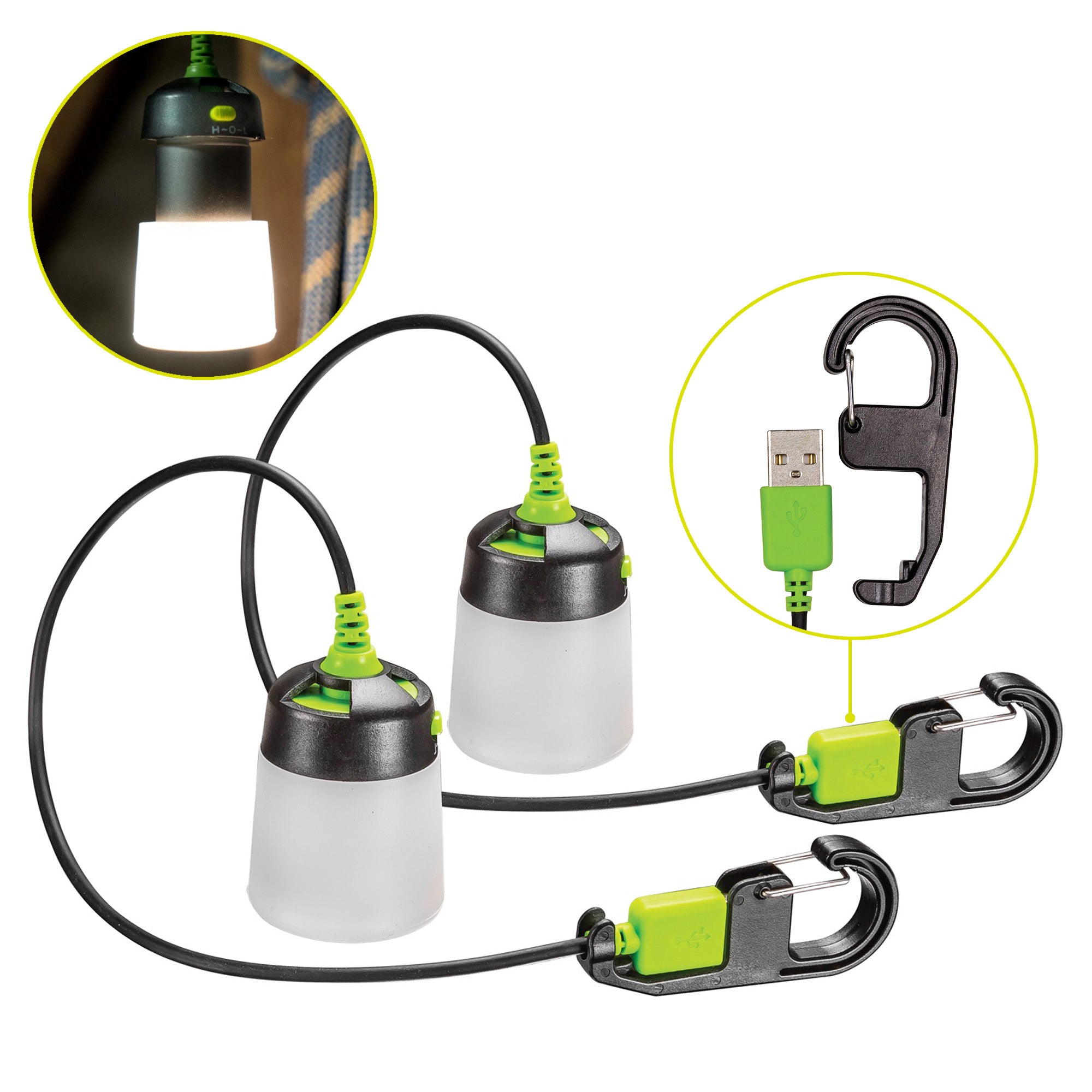 Lumavine Mini LED Lantern -  2 Piece Set