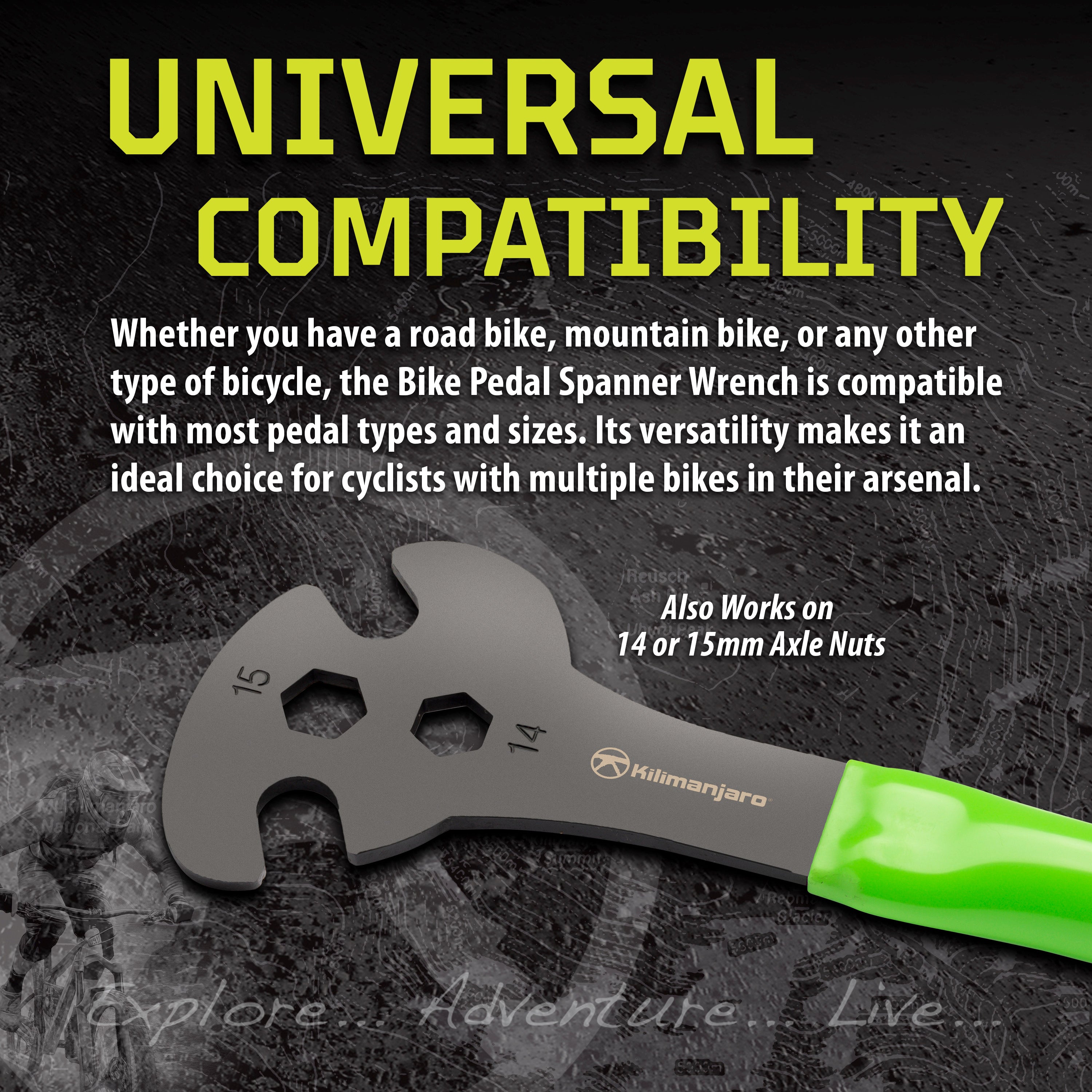 Bike Pedal Spanner Wrench